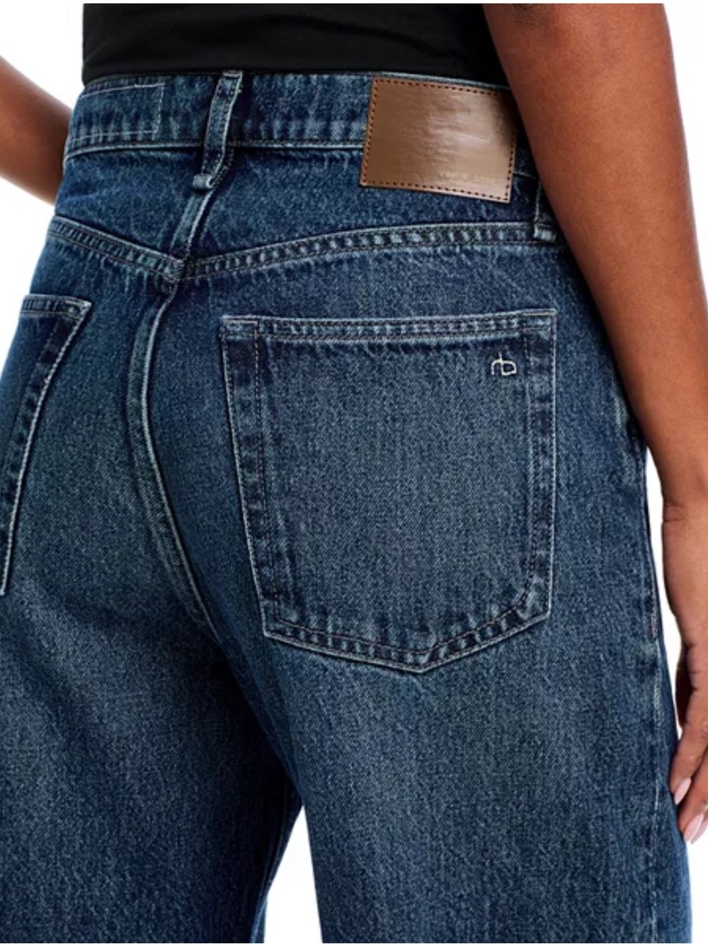 rag & bone • Relaxed Straight Jeans in Adeline - Picture 9 of 15